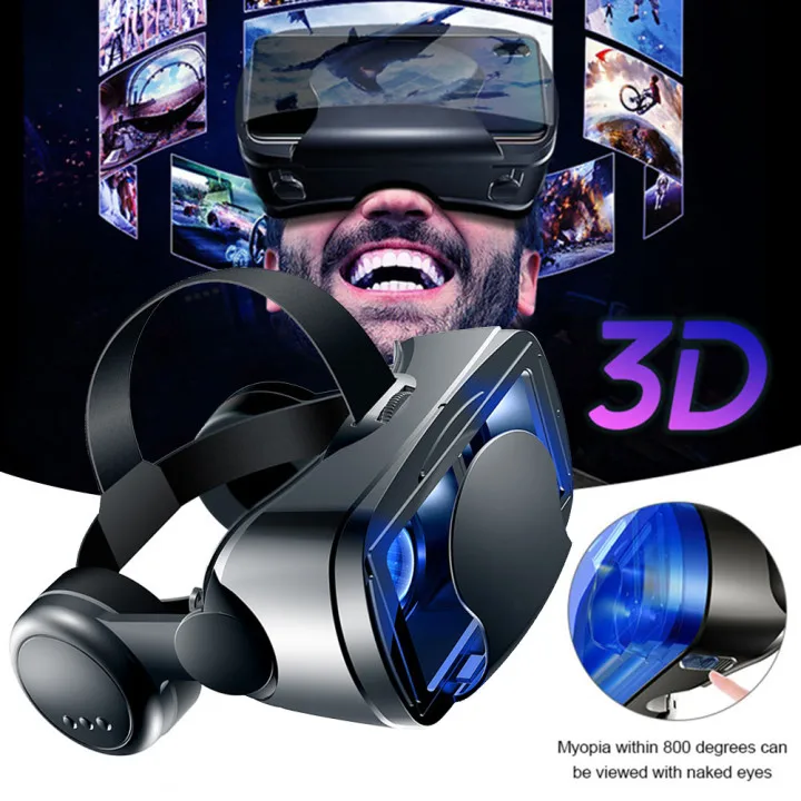 3d очки VR для фильмов полноэкранная гарнитура виртуальной реальности