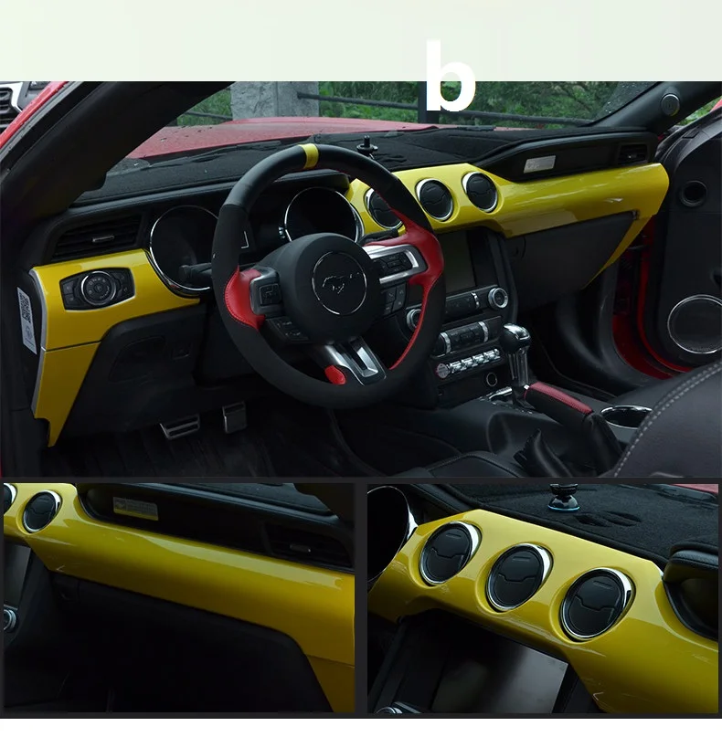 Подходит для Ford Mustang Модифицированная- Крышка центральной панели управления