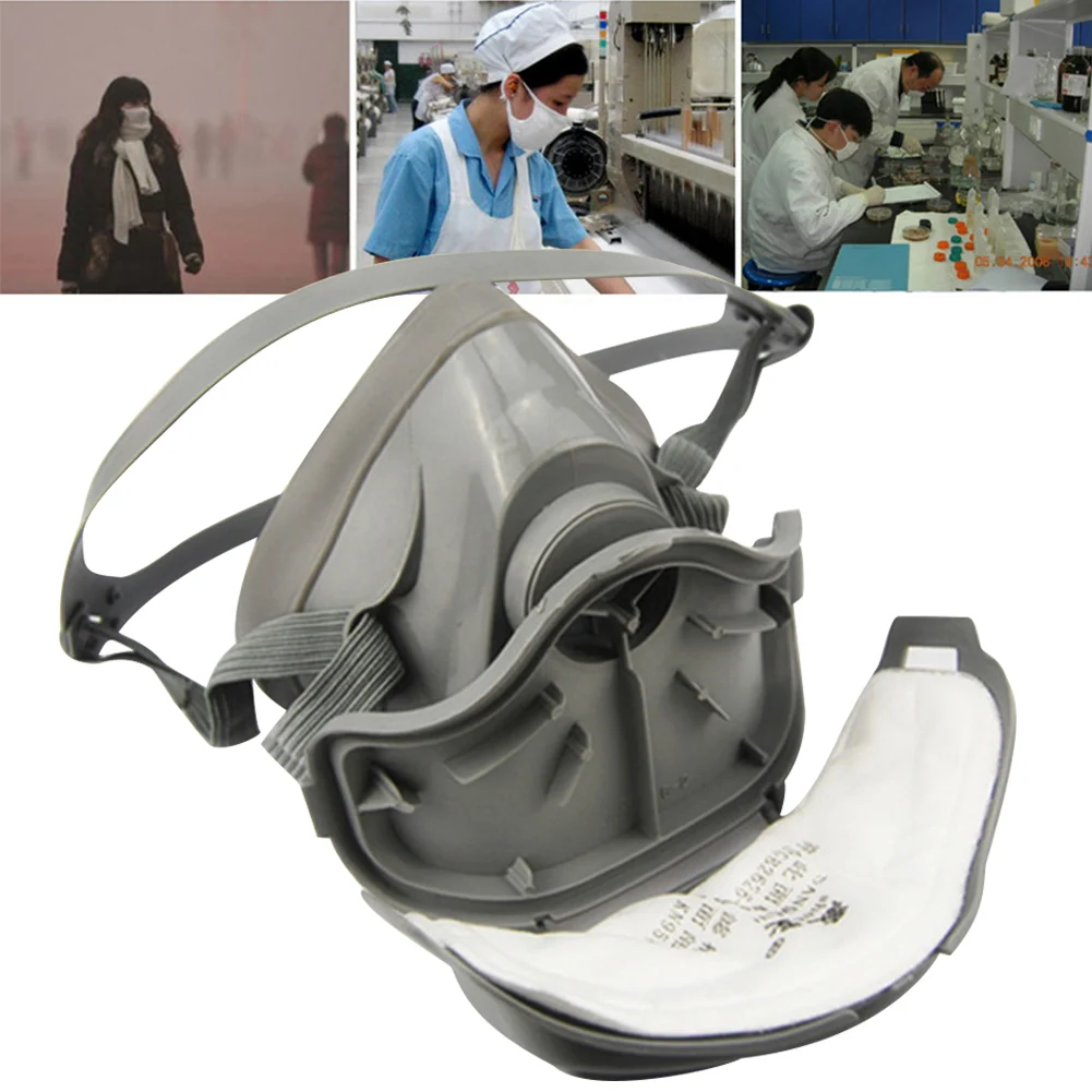 

Reusable Respirator Mask Half-Face KN95 Safety Dust Mask With Replaceable Cotton Filter ABS Housing Good Wrapping And Sealing
