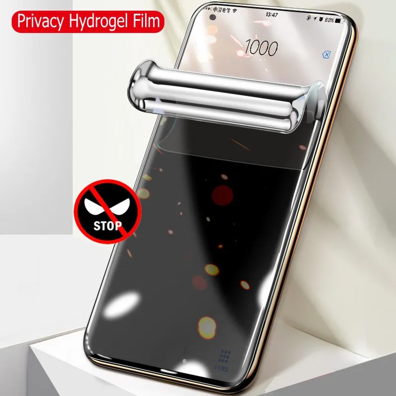 Гидрогелевая пленка для Samsung Galaxy S20 Note 20 Ultra 10 S10 Plus S10e Privacy Peep мягкая защитная