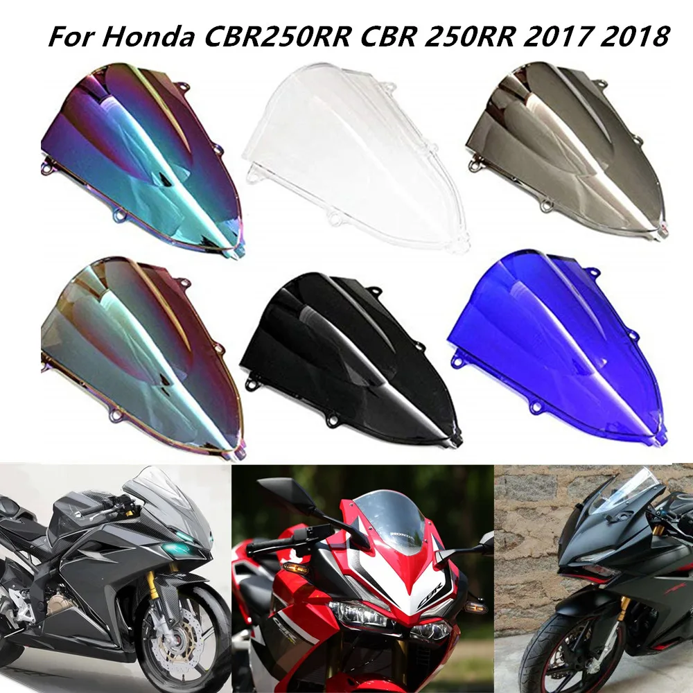 Мотоцикл лобовое стекло ветровое стекло Ветер дефлекторы мотоцикл экран для Honda CBR250RR CBR 250RR 201