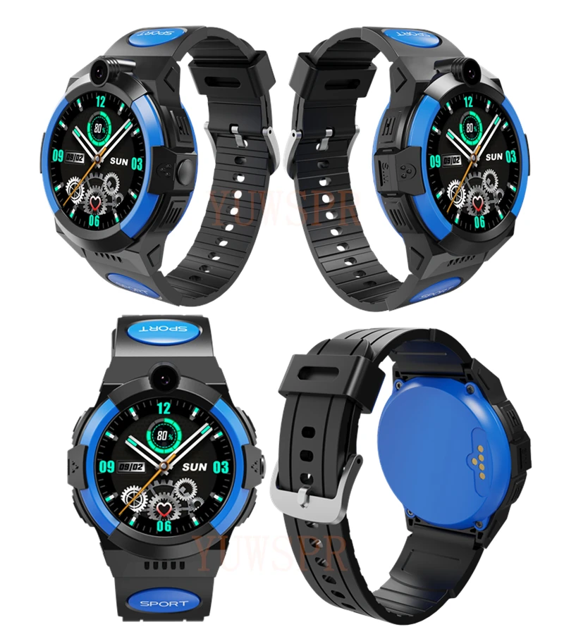 2022 New 4G Kids Smartwatch 1.28" Waterproof GPS WiFi LBS Tracking SOS Video Call SIM Phone Watches for 3~12 Boys Girls LT32