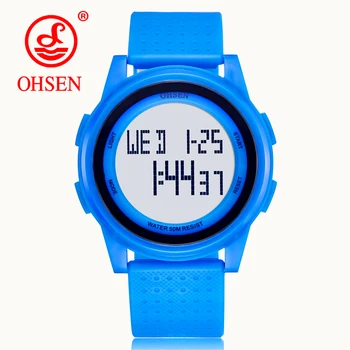 

OHSEN Top Brand Luxury Mens Sports Watches Man Fashion Digital Sport LED Watches Electronics Lady Wristwatches relogio masculino