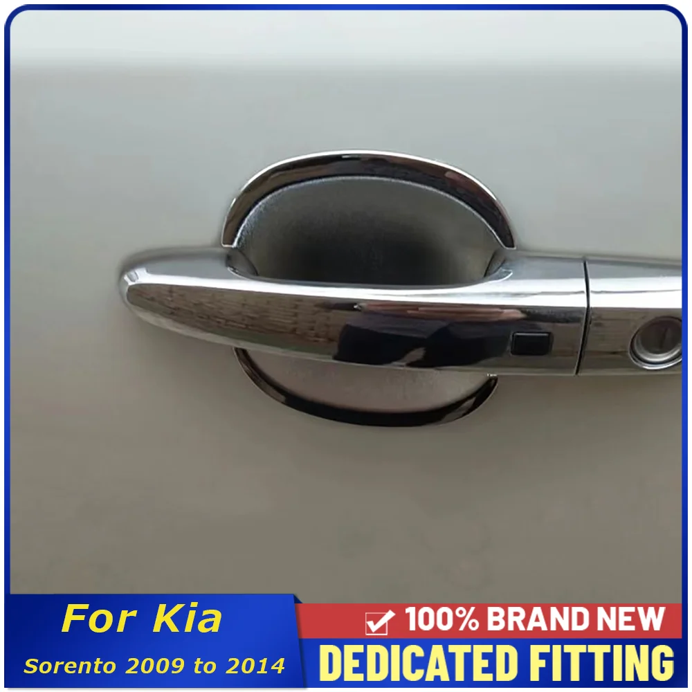 

Подходит для Kia Sorento 2009-2014 ABS Chrome Автомобильная фотокрышка и защитная крышка для двери