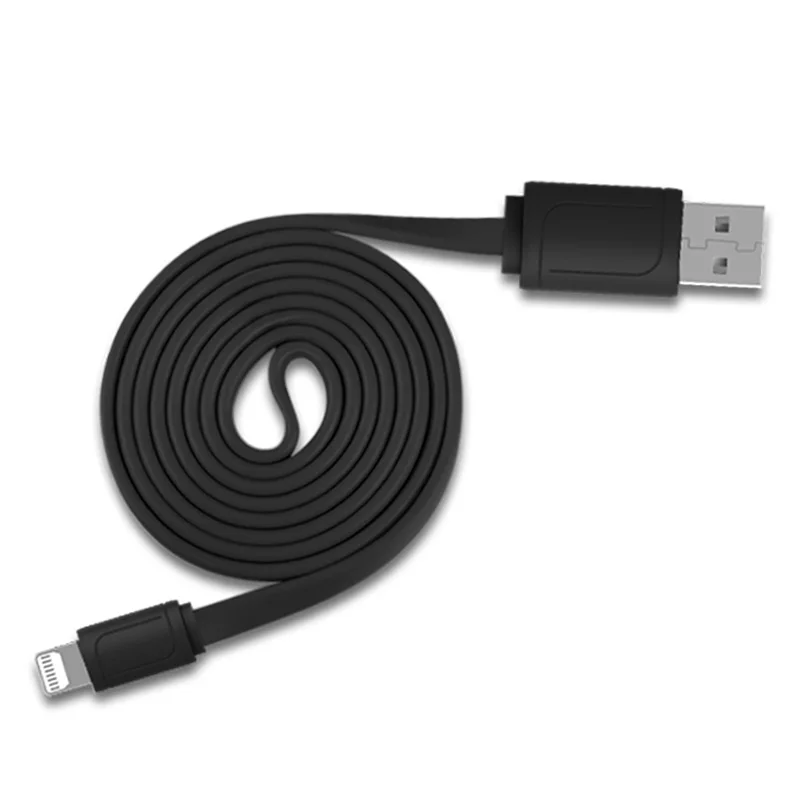 Модная форма Noodle прочный кабель для быстрой зарядки iphone X 6 6s 5s 7 8 XR plus usb ipad Digital Apple