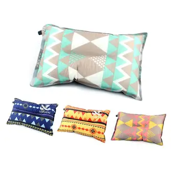 

Pillow Cushion Inflatable Air Travel Neck Rest Ultralight Automatic Traveling Outdoor ethnic wind automatic inflatable Mat PTCS