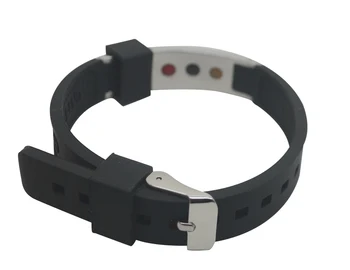 

10pcs/lot 2000cc-2500cc BLACK power bands negative ion silicone energy wristband anti radiation bracelet energy balance bracelet