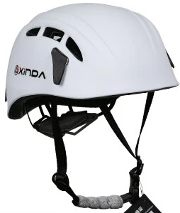 Xinda Рок альпинизм, спуск шлем открытый Speleology горное спасательное оборудование для расширения безопасности шлем спелеологический рабочий шлем - Цвет: White