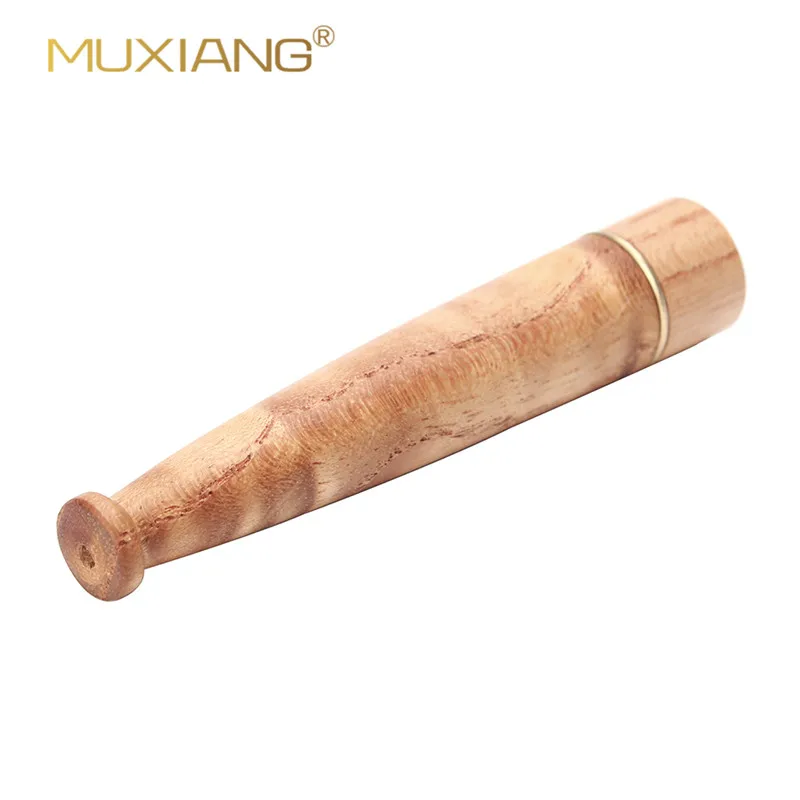 MUXIANG 79 мм Ailanthus деревянный портсигар мундштук с 9 мм активированный угольный фильтр bf0005