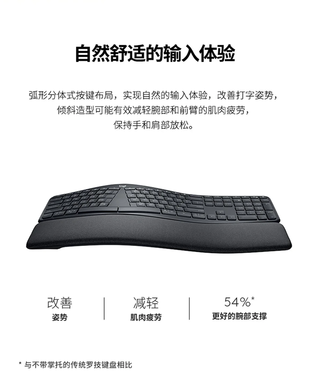 Original Logitech Ergo K860 2.4g Wireless Bluetooth Keyboard