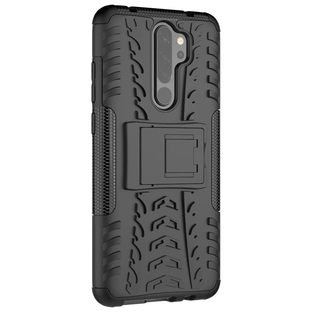 Для Xiaomi Redmi Note 8 Pro Чехол жесткий пластиковый мягкий силиконовый гибридный бронированная подставка PC+ TPU чехол для Xiaomi Redmi Note 8 чехол