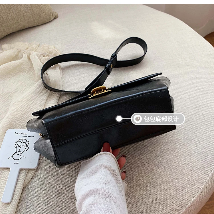 Female Bag Popular New Wave Korean Version of The Simple Retro loui vuiton Fashion Small Square Bag Women Hand Bags
