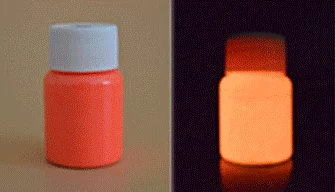 20 г флуоресцентная краска DIY, праздник карнавал темный пигмент свечение, ночной бег супер яркий светящийся Темный люминесцентный Пигмент - Цвет: orange-red