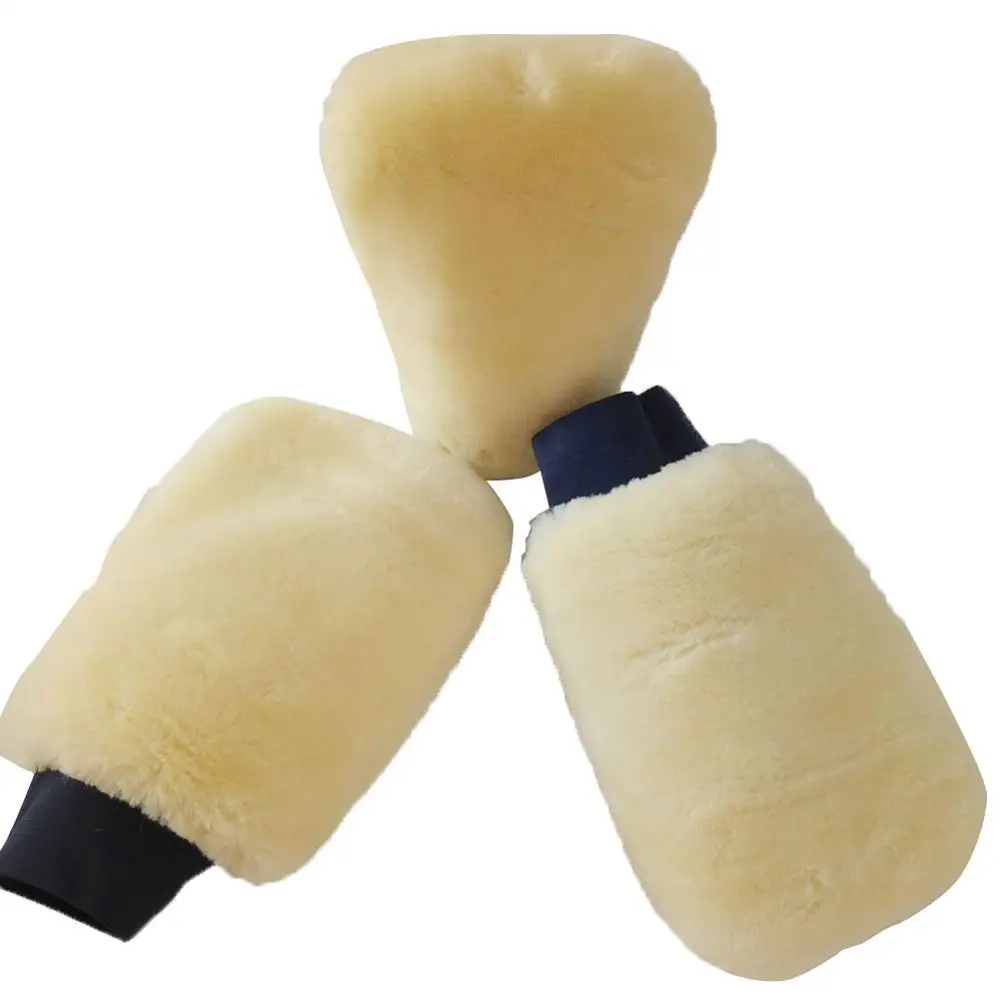 Washing Gloves Artificial Wool Water Absorption Car WashFiber for glass PVC plastics leather Car Cleaning Accessories microfiber cleaning cloths car cleaning tool