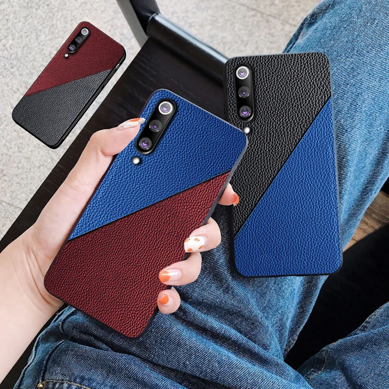 I coque, чехол, чехол, для Xiao mi 9 Se mi 9 Se mi 9Se на персонализированной Модной кожаной коробке силиконовый чехол Роскошный деловой чехол s