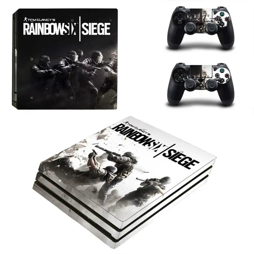 YSP4P-0580 Rainbow Six Siege PS4 Pro наклейка Play station 4 Кожа Наклейка для playstation 4 PS4 Pro консоль и контроллер Скины Виниловые - Цвет: YSP4P-0580