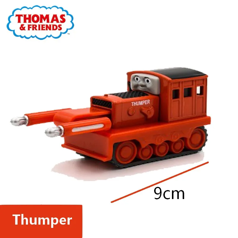 Подлинный Томас и Друзья Тоби Гарольд Флора Паровозик ролевая модель металлический магнитный трек железная дорога автомобиль мальчик игрушка Рождественский подарок