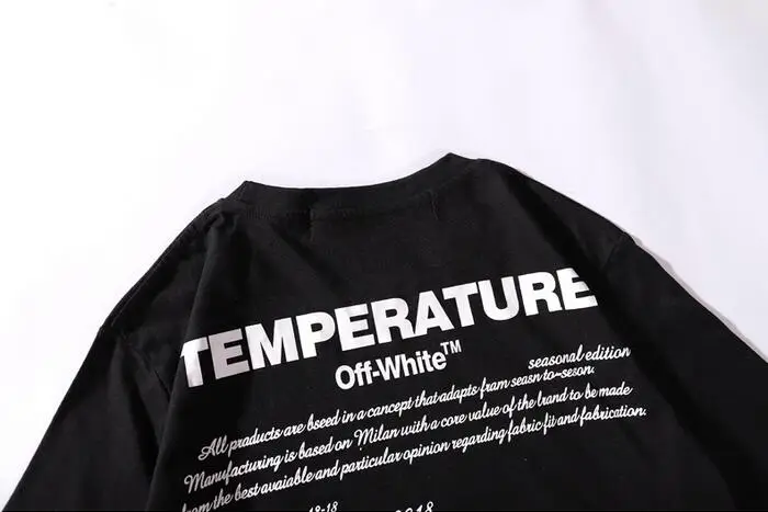 Off-White OWF BF картина маслом стрелы для мужчин и женщин унисекс пара влюбленных моделей хлопок Повседневная мода короткий рукав круглый вырез Футболка
