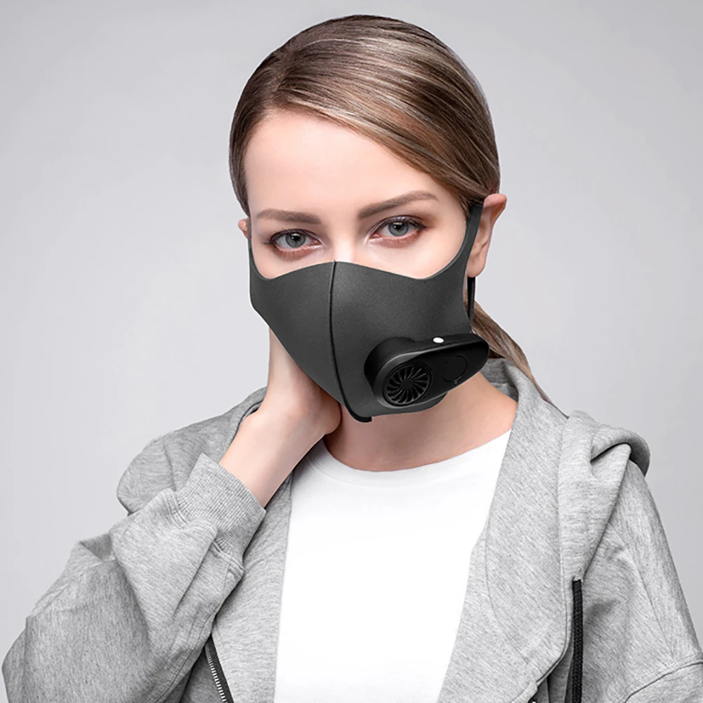 

Dust Particulate Respirator Electric Smart Face Mask Air Pollution Protective Electric Filter Mask Intelligent Anti Haze Mask