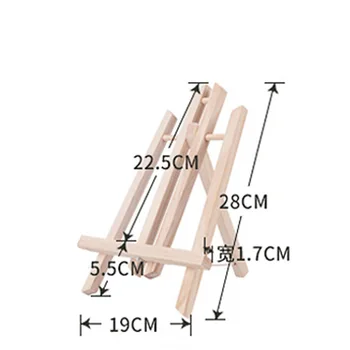 

Brand New Oil Easel Desktop Mini Pine Folding Support Sketch Table Easel