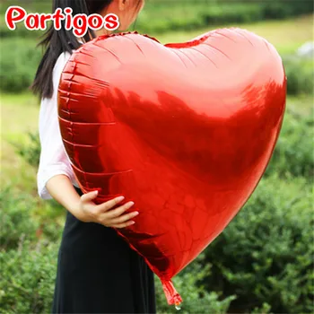 75 cm Red Heart Balloon