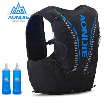

AONIJIE Advanced Skin 12L Running Hydration Backpack Pack Bag Vest Soft Water Bladder Flask For Hiking Trail Cycling Marathon