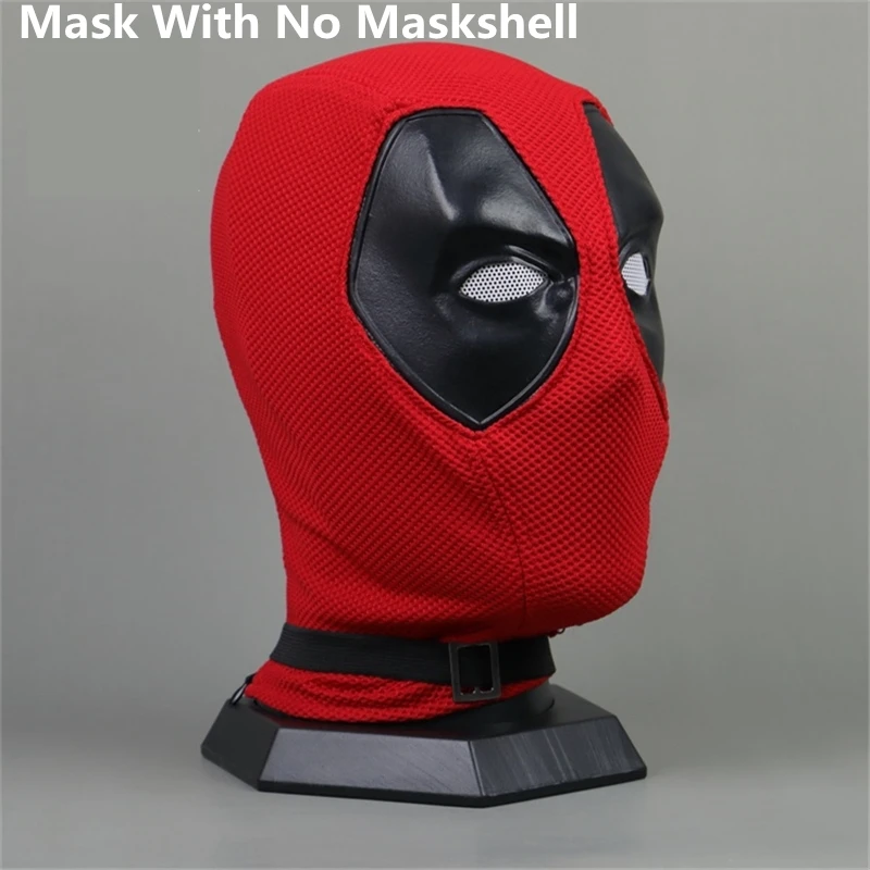 New Anime Deadpool Cosplay Mask Wade Winston Wilson Headgear Knitted Cotton Mesh Helmet Halloween Party Carnival Costume Props - Цвет: Mask