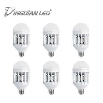 

DINGDIAN LED 6PCS E27 15W 220V Bulb Electronic Mosquito Killer lamp Indoor Night Light Insect Mosquito Repeller Bug Zapper