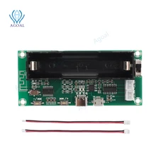 

PAM8403 3W+3W Dual Channel Wireless Bluetooth Receiver Audio Stereo Amplifier Module 18650 Charging Module Support TF Card DC 5V