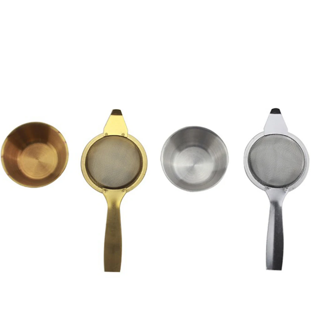 Ситечко для заваривания чая фильтр из нержавеющей стали с металлической чашкой