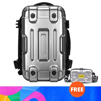 

Backpack men personality female Hard shell short-distance sports training fitness cycling travel cool backpack