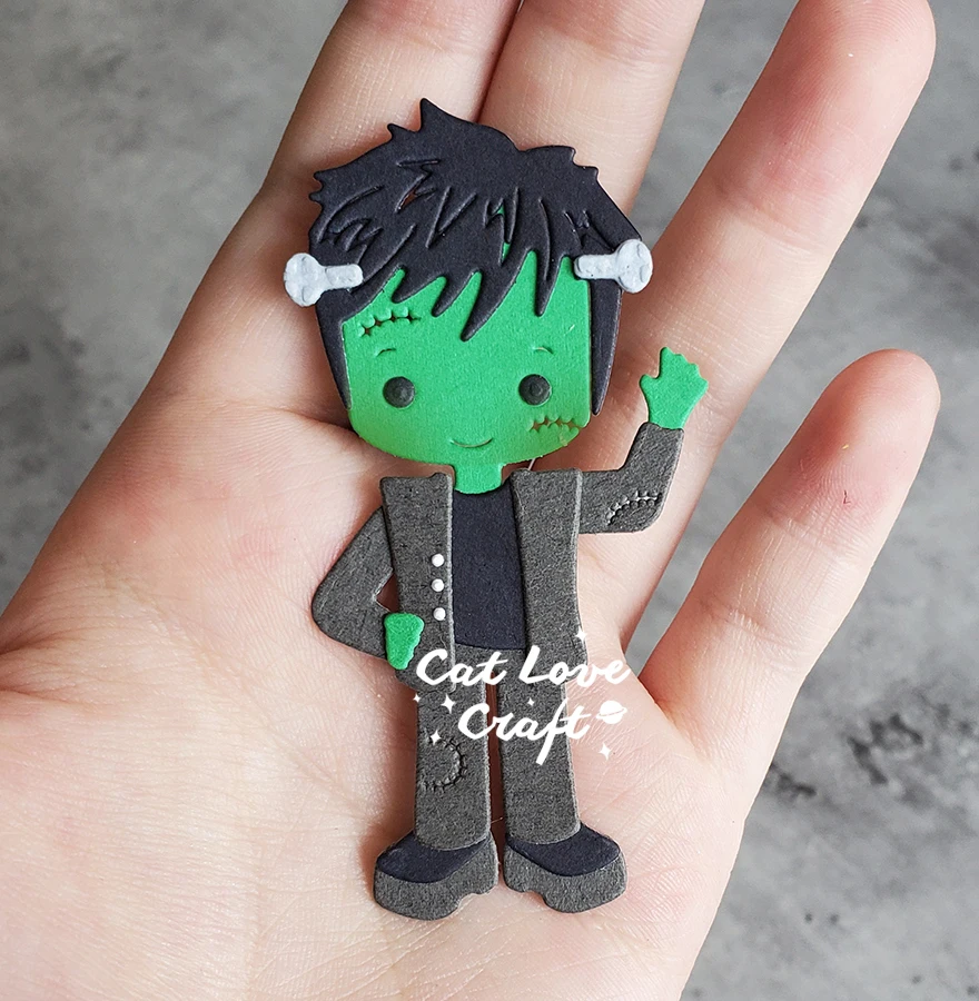 Catlove Halloween Männer Frauen Metall Schneiden Stirbt Scrapbooking Form Schablone Sterben Schnitte Karte, Der Handwerk Prägung New Stirbt Für 2020 – Detail 8