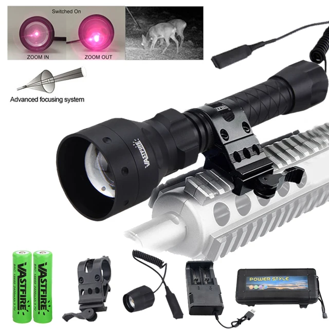 IR Infrared Torch 850nm Night Vision T50 iluminator Hunting Flashlight 50MM Lens IR Infrared Torch 850nm Night Vision T50 iluminator Hunting Flashlight 50MM Lens