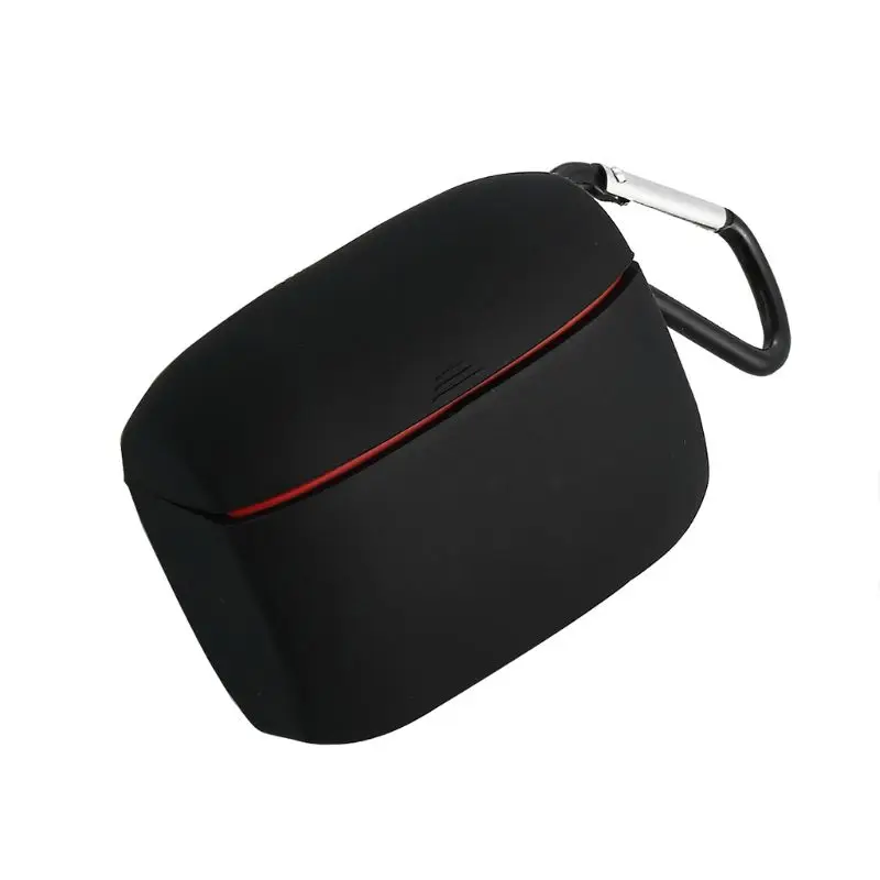 Силиконовый противоударный защитный чехол с карабином ДЛЯ Jabra Elite Active 65t аксессуары для наушников