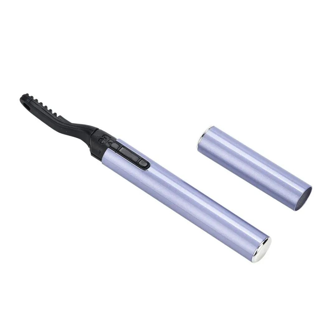 Электрический мини-карандаш для завивки ресниц с подогревом, стойкий карандаш для завивки ресниц для завивки для макияжа, набор для завивки Больших Глаз, зажим для удаления бровей