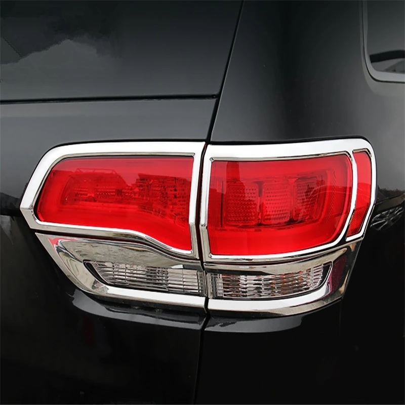 WELKINRY car auto cover for JEEP Grand Cherokee WK2 2014 2015 2016 2017 ABS chrome rear tail