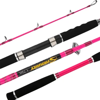 

Hot Sale Pink 1.7m Carbon Rod Fish Travel Telescopic Fishing Rod Pole Tackle Bait Lure Sea High Quality For Freshwater Stream