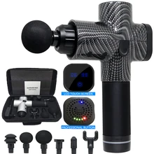 EMS, массажный пистолет, беспроводной Перезаряжаемый стимулятор мышц, массажер для глубоких тканей, устройство для расслабления тела, коррекции фигуры, облегчение боли