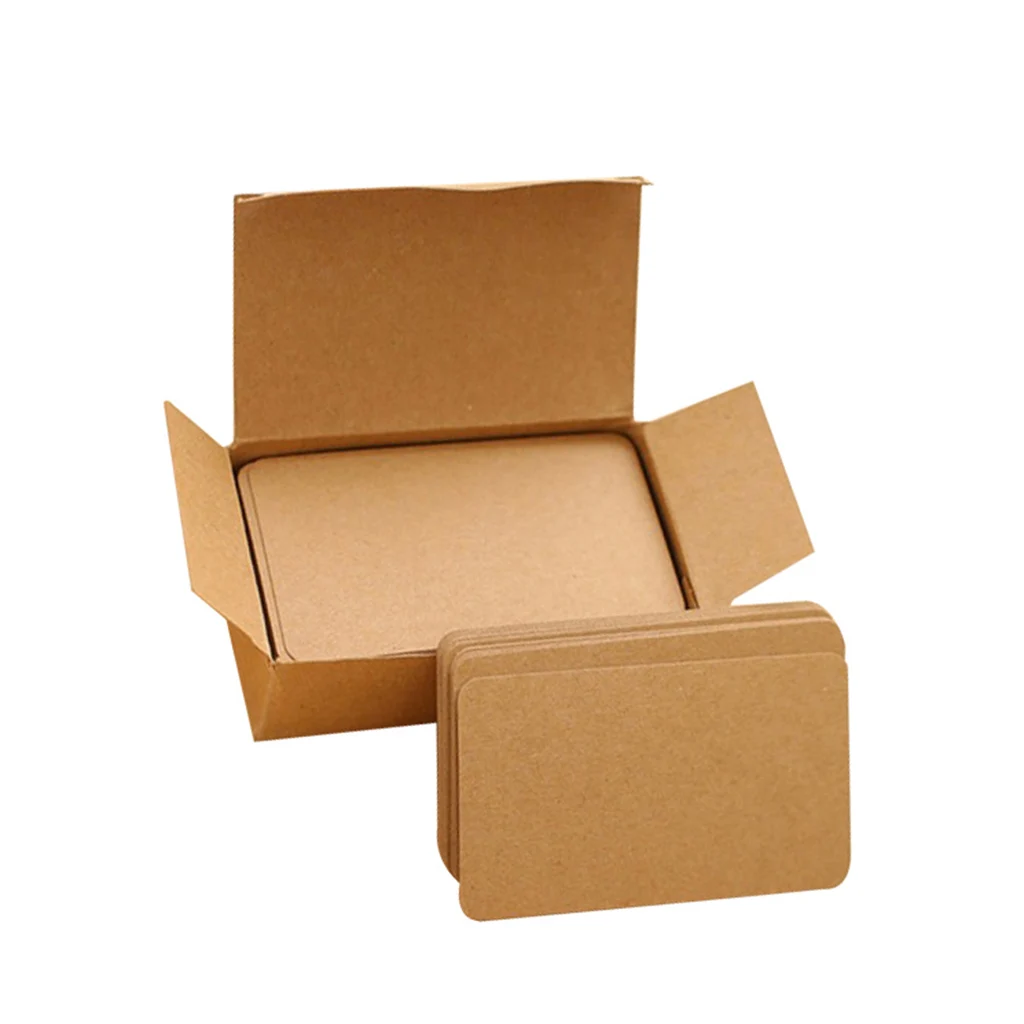 Paper Blank Index Flash Cards DIY Greeting Quick Message, 90 Sheets