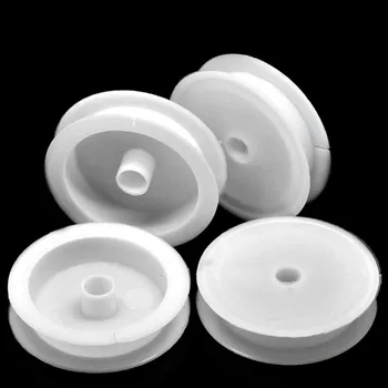 

20Pcs Round Empty Plastic Spools for Beading Wire Thread String Charms Component 7cm Dia.