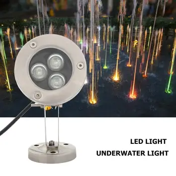 

Underwater LED Fountain Light IP65 Waterproof Swimming Pool Pond Lamp Warm White Good Transmittance and Rich Color