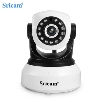 Srihome-SP017 HD 3.0MP Wifi IP 카메라, 360 ° 모바일 원격보기 실내 베이비 모니터, 양방향 오디오 비디오 감시 CCTV 카메라