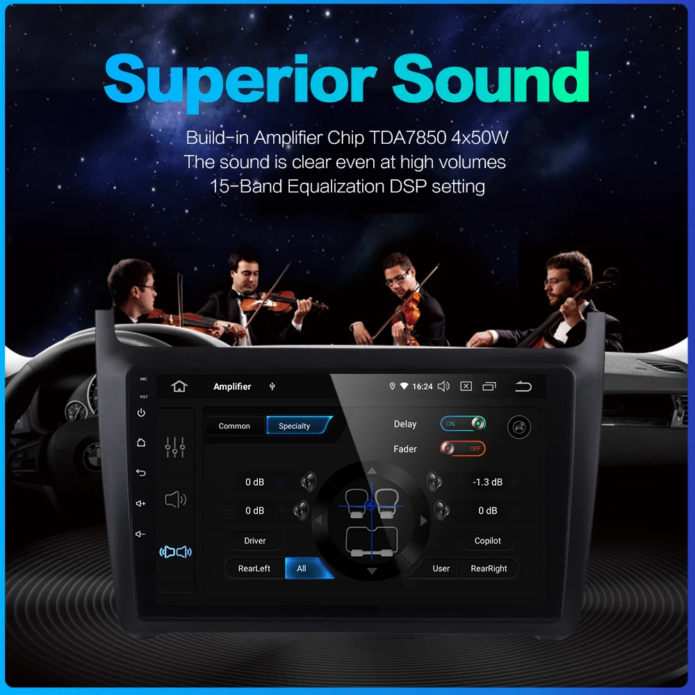 Автомобильное радио для машины 1 Din Android 9,0 gps для VW New Polo 2012 Bluetooth автомобильный стерео 4 Гб ram HD цифровой сенсорный экран