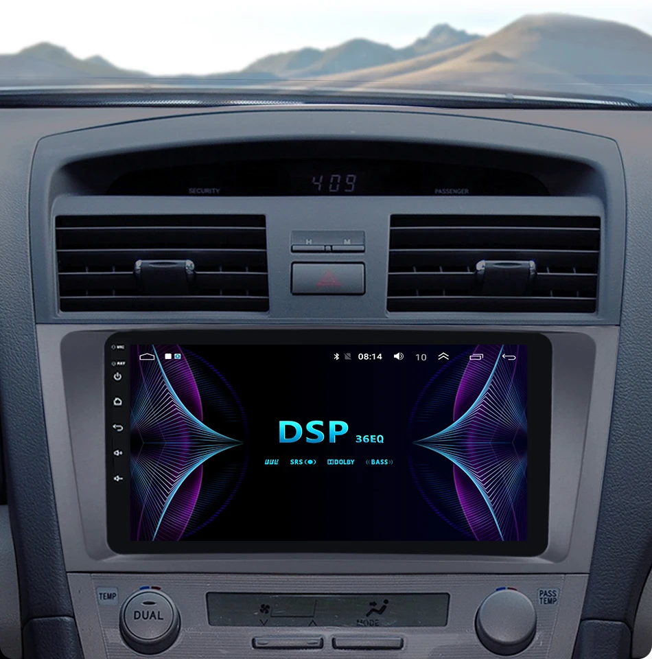Android 8,1 2din " Автомобильный Радио Мультимедийный видео плеер для Toyota Camry 2006-2011 gps навигация gps 2 Din стерео головное устройство