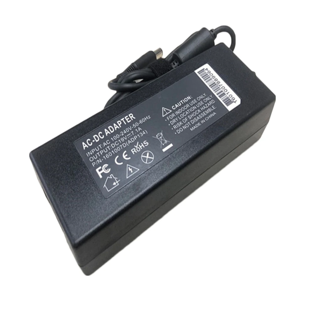 Совместимость с hp 19V 7.1A 6.9A 6.89A 135W зарядное устройство для ноутбука Универсальная Замена адаптера питания для ноутбука Совместимость с hp 19V 7.1A 6.9A 6.89A 135W зарядное устройство для ноутбука Универсальная Замена адаптера питания для ноутбука
