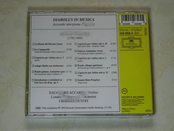 [Универсальная запись] the devil's vibrato Arcado скрипка альбом музыкальный CD