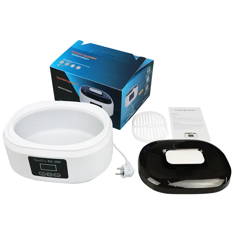 2000ML Moisturizing Paraffin Spa Wax Bath Kits Paraffin Heater With Electric Mittern Booties And 350g Wax