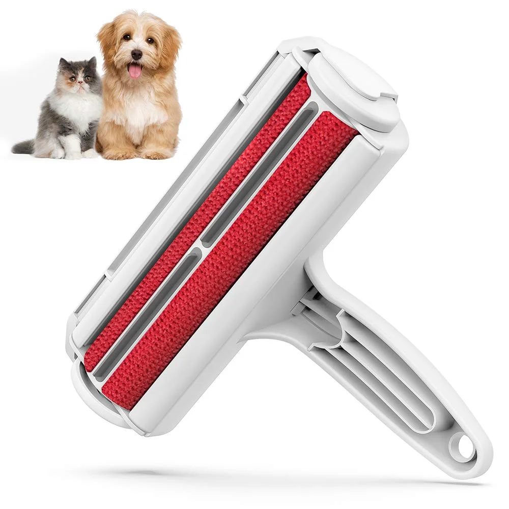 Pet Hair Remover Roller Brush Dog Cat Comb Fur Lint Cleaning Tool