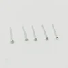 925 Sterling Silver 1.5MM Clear Crystal Nose Stud Pin Bone Tiny Nariz Piercing Body Jewelry 36pcs/Pack 5