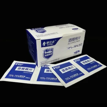 

100Pcs Alcohol Wet Wipes Set Disposable Swap Cleaning Pad Soft Non-woven Fabric Alcohol Clean Supplies